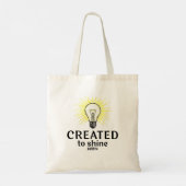 Tote Bag Créé Pour Briller (Dos)