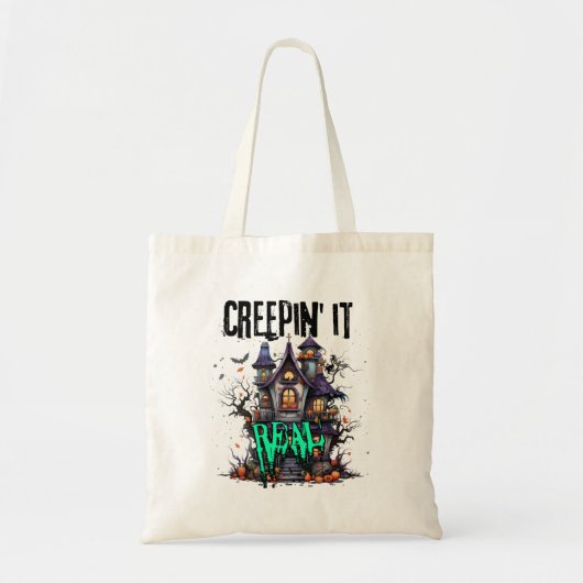 Tote Bag Creepin' it real.w (Devant)