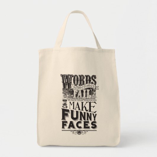 Tote Bag Créer des faces (Devant)