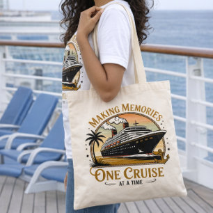 Tote Bag Créer des souvenirs une croisière à la fois