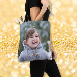 Tote Bag Créer une photo personnalisée Stylish tendance<br><div class="desc">Créez votre propre sac fourre-tout photo personnalisé, personnalisé, élégant, branché, écologique, tout-en-un. Ajoutez simplement vos photos et texte à l'avant et à l'arrière, pour customiser. Pendant que vous ajoutez / concevez, vous pourrez voir un aperçu de votre création, tout au long de. Le fourre-tout présente du texte dans un élégant...</div>