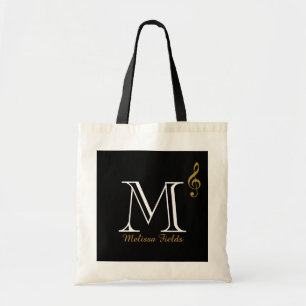 Tote Bag créer votre propre musique monogramme