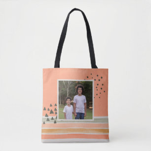 Tote Bag Créer votre propre photo aquarelle Boho