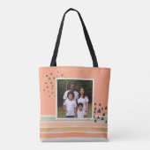 Tote Bag Créer votre propre photo aquarelle Boho (Dos)