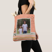 Tote Bag Créer votre propre photo aquarelle Boho (De près)
