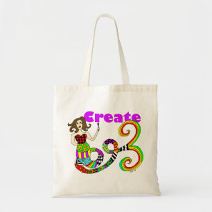 Tote Bag Créez la sirène colorée Muse
