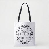 Tote Bag Créez le vôtre (Devant)