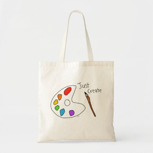 Tote Bag "Créez simplement" (Devant)