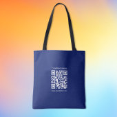 Tote Bag Créez un code QR instantanément | Design simple mo