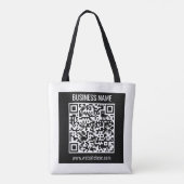Tote Bag Créez un code QR moderne instantanément (Dos)