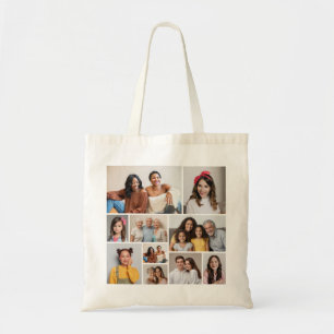 Tote Bag Créez votre propre collage de 10 photos
