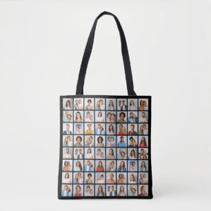 Tote Bag Créez votre propre collage de 64 photos