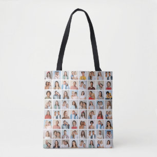Tote Bag Créez votre propre collage de 64 photos