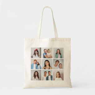 Tote Bag Créez votre propre collage de 9 photos