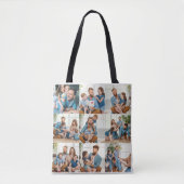 Tote Bag Créez votre propre collage de photos personnalisé (Devant)