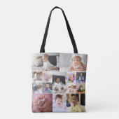 Tote Bag Créez votre propre collection de 14 photos (Dos)