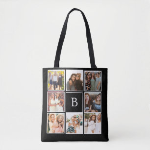 Tote Bag Créez votre propre collection de 8 photos Monochro