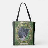 Tote Bag Créez votre propre image cadre en herbe d'été (Dos)