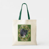 Tote Bag Créez votre propre image cadre en herbe d'été (Dos)