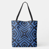 Tote Bag Créez votre propre impression Retro Retro Geometry (Dos)
