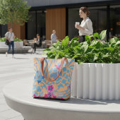 Tote Bag Créez Votre Propre Impression Tout-En-Dessus Éléga