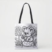 Tote Bag Créez votre propre Koala Fourre-tout (Devant)