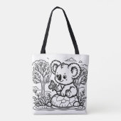 Tote Bag Créez votre propre Koala Fourre-tout (Dos)