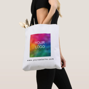 Tote Bag Créez votre propre Modèle d'adresse Web Logo