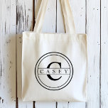 Tote Bag Créez votre propre monogramme personnalisé<br><div class="desc">Personnalisez ce sac fourre-tout avec votre nom ou votre texte. Pour une personnalisation plus avancée de cette conception,  veuillez cliquer sur le bouton "Personnaliser" ci-dessus !</div>