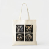 Tote Bag Créez votre propre photo Chien 4 (Devant)