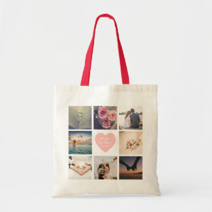 Tote Bag Créez votre propre photo Mariage personnalisée pou