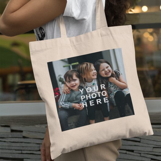 Tote Bag Créez votre propre photo simple 2