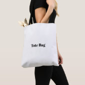 Tote Bag Créez Votre Propre Promotion de Marque Simple (De près)