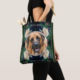 Tote Bag Créez Votre Propre Rose Photo Peach Et Le Cadre Bu