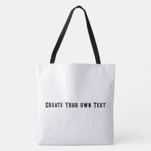 Tote Bag Créez votre propre texte Imprimé Grand Cool d'acha