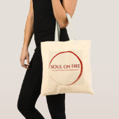 Tote Bag Crème Âme en Feu (Devant (produit))