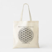 Tote Bag Crème Âme en Feu (Dos)