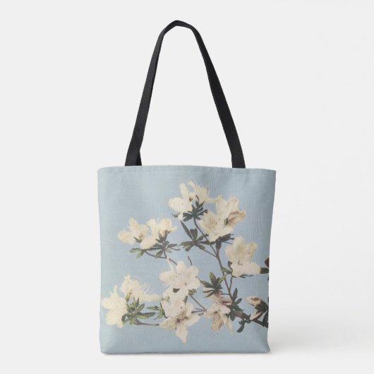 Tote Bag Crème Azalea Fleurs Monogramme (Dos)