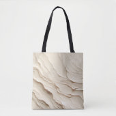 Tote Bag Crème d'ivoire botanique de style bohème texturé (Devant)