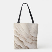 Tote Bag Crème d'ivoire botanique de style bohème texturé (Dos)