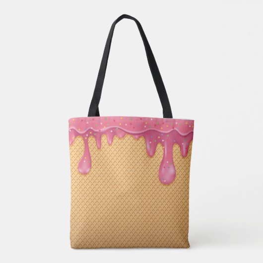 Tote Bag Crème glacée de fonte (Dos)