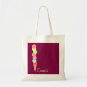 Tote Bag Crème glacée douce d'été (Devant)