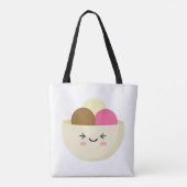 Tote Bag Crème glacée Kawaii (Dos)