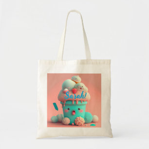 Tote Bag Crème glacée Kawaii