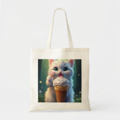Tote Bag Crème glacée Kitty (1) : (Devant)