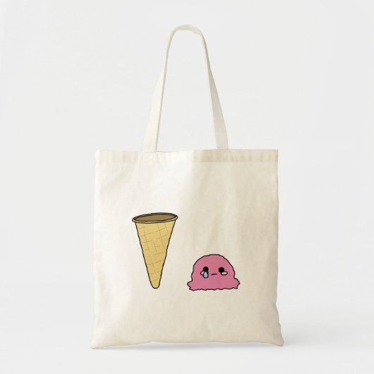 Tote Bag Crème Glacée Renversée (Devant)