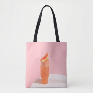 Tote Bag Crème glacée rose au cône