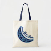Tote Bag Crescent Moon Magic Stars Celestial Love (Devant)