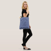 Tote Bag CRÊTE DE SAGESSE RAVENCLAW™ Wit Learning (Sur le modèle)