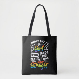 Tote Bag Cri à la fille Fierté lesbienne LGBT T Shirt G